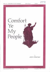 Comfort Ye My People SATB choral sheet music cover